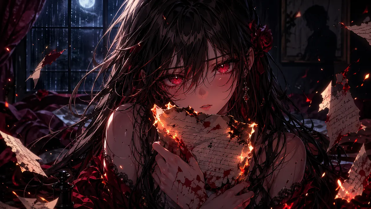 Burning Letters obsessive gothic romance music video thumbnail