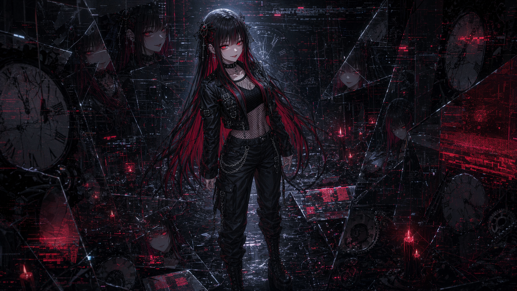 Crimson Protocol video still: opening yami tick