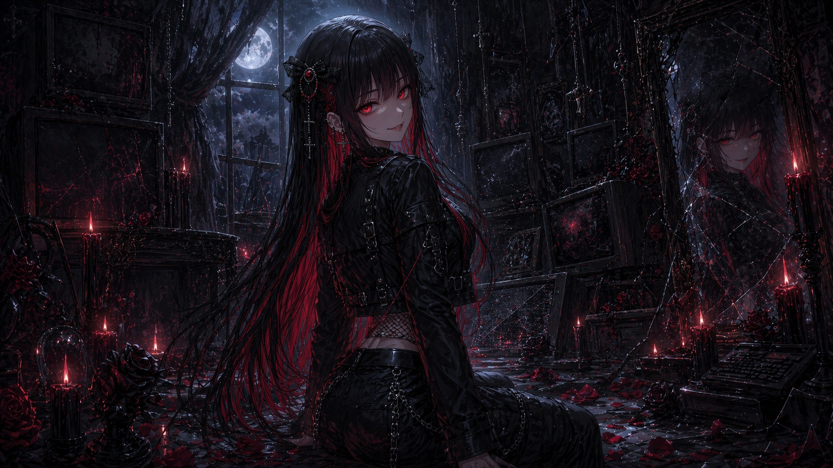 Crimson Protocol video still: good night Noriko