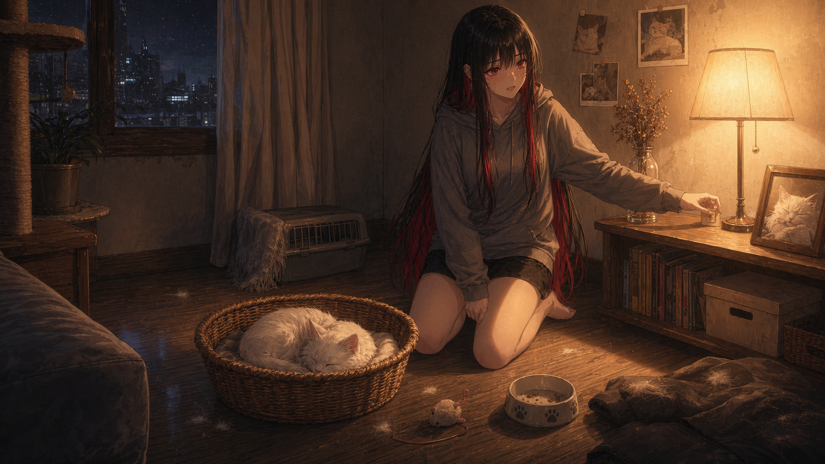 The Warmest Small Ghost video still: warm golden light