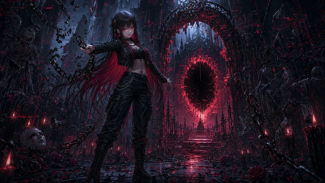 Crimson Protocol video still: open the gate 404