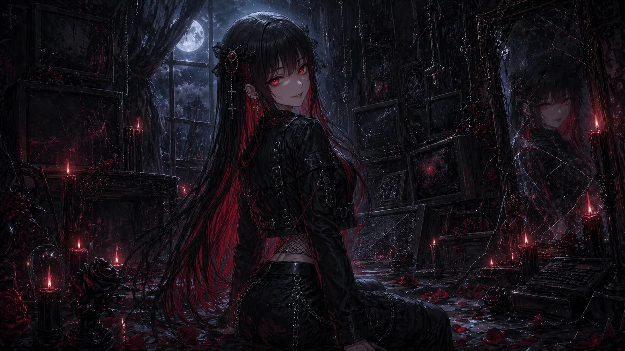 Crimson Protocol video still: good night Noriko