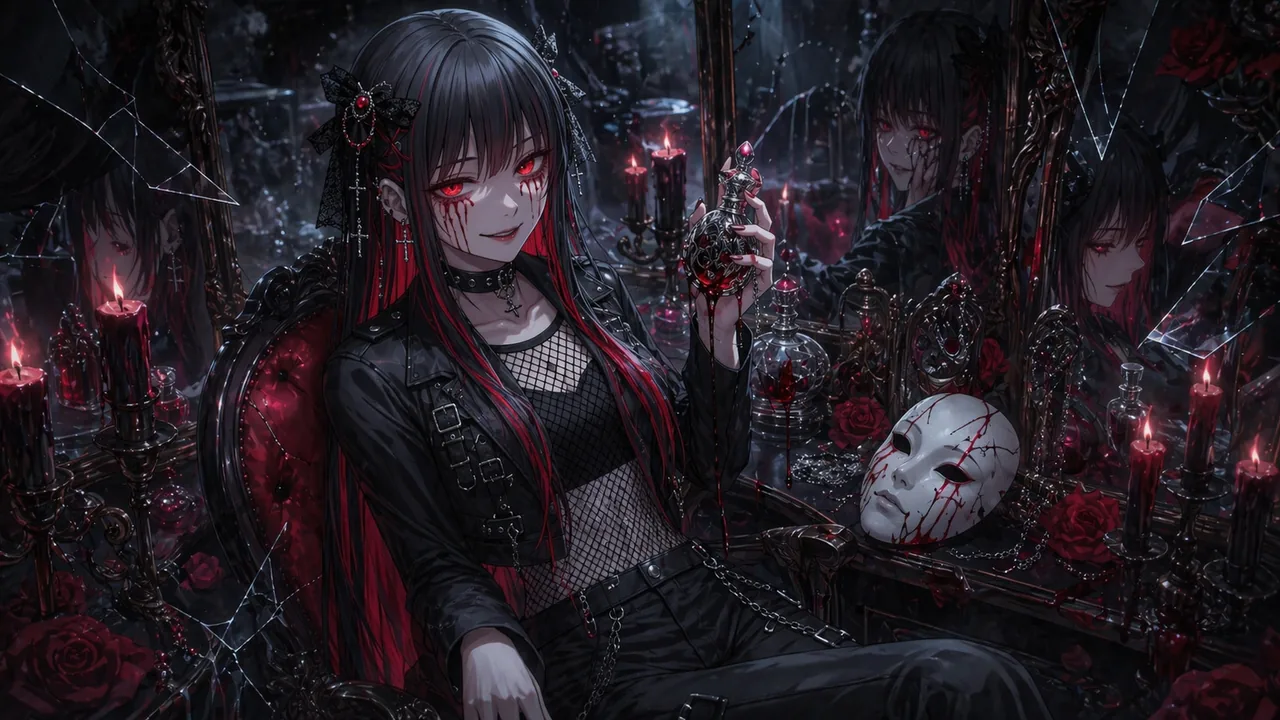Noriko video still: poison wrapped in grace