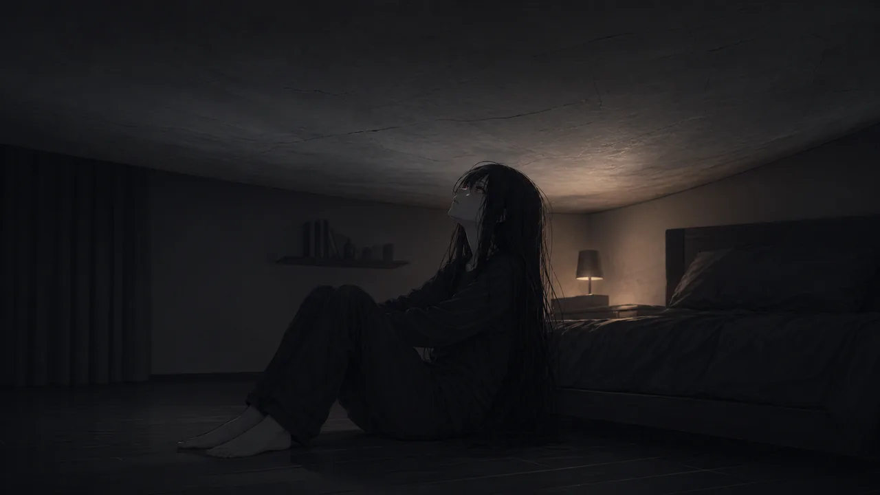 Room With No Weather video still: ceiling stop falling